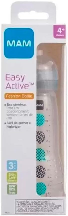 Mamadeira MAM Easy Active 330ml Ergonômica Bico Silicone 4 Mamadeira MAM Easy Active 330ml Ergonômica Bico Silicone - Imagem 4