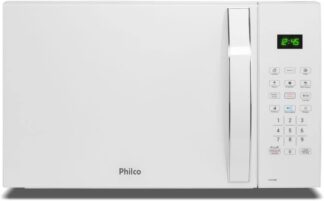 Microondas Philco PMO34BB 34L Branco 1400W Descongelar Automático