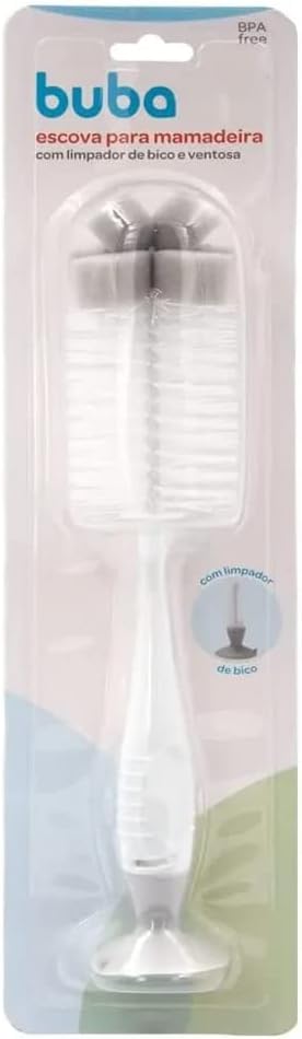 Escova para Mamadeira Buba com Limpador de Bico e Ventosa 3 Escova para Mamadeira Buba com Limpador de Bico e Ventosa - Imagem 3