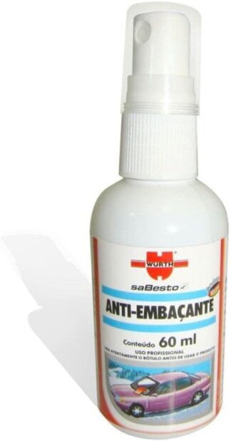 Anti Embaçante de Vidros Wurth 389019 60ml Visão Nítida