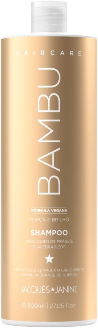 Shampoo Jacques Janine Hair Care Bambu 800ml para Cabelos Danificados