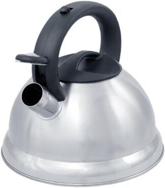 Chaleira Genérico CHA001 Inox Fundo Duplo com Apito 2 Litros