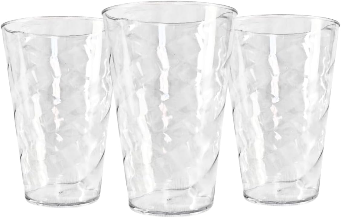 Copo Twister Acrílico 400ml Cristal Kit com 10 Unidades 1 Copo Twister Acrílico 400ml Cristal Kit com 10 Unidades