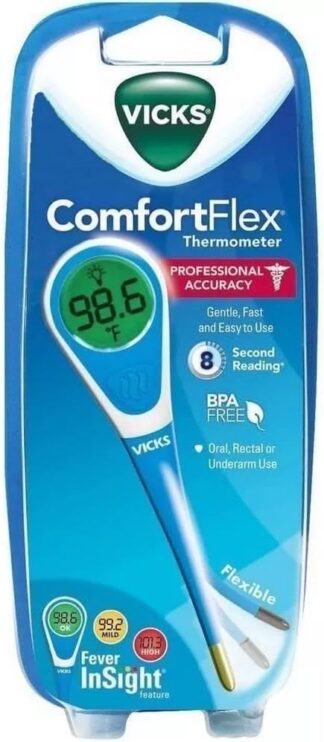 Termômetro Digital Vicks ComfortFlex para Medição Adulta