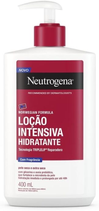 Hidratante Corporal Neutrogena Norwegian Intensivo 400ml Pele Seca