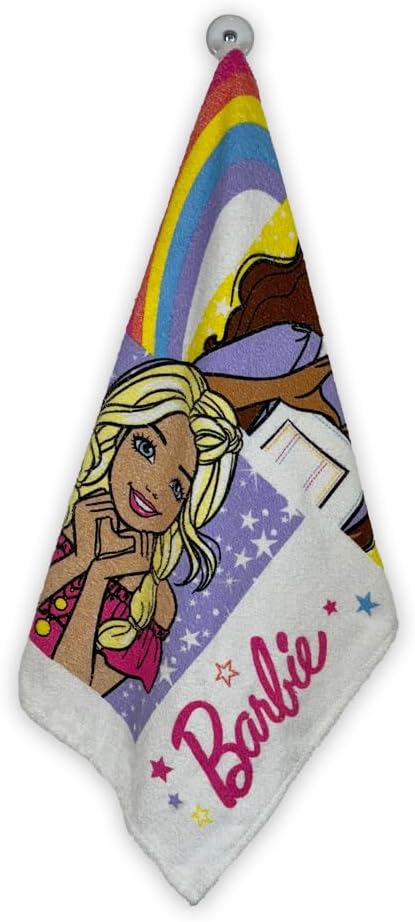 Toalha de Banho Lepper Barbie Felpuda Estampada 60cm x 1,20m 2 Toalha de Banho Lepper Barbie Felpuda Estampada 60cm x 1,20m - Imagem 2