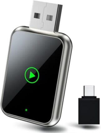 Adaptador CarPlay e Android Auto Sem Fio Genérico E-U9 2 em 1