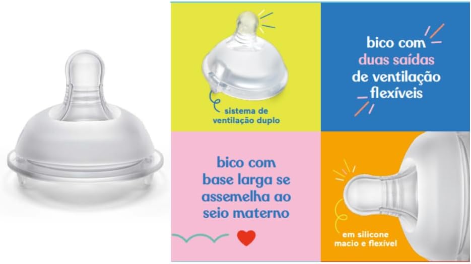 Bico de Reposição Fisher Price First Moments Tamanho 3 Rápido 3 Bico de Reposição Fisher Price First Moments Tamanho 3 Rápido - Imagem 3