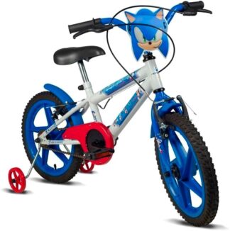 Bicicleta Infantil Verden Sonic Aro 16 com Rodinhas de Apoio