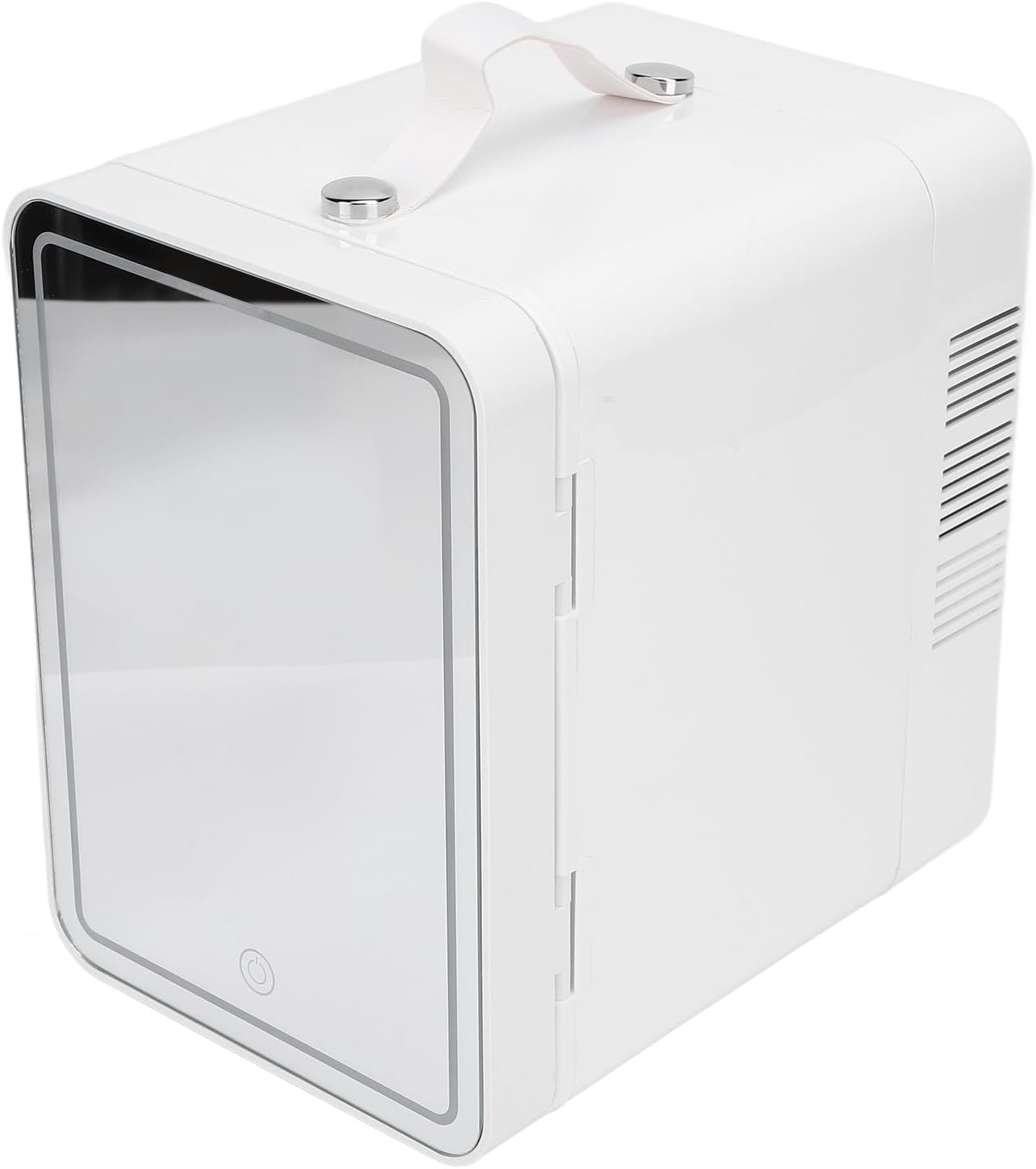 Geladeira para Skincare Zhjvihx com Espelho LED e 6L Portátil 1 Geladeira para Skincare Zhjvihx com Espelho LED e 6L Portátil