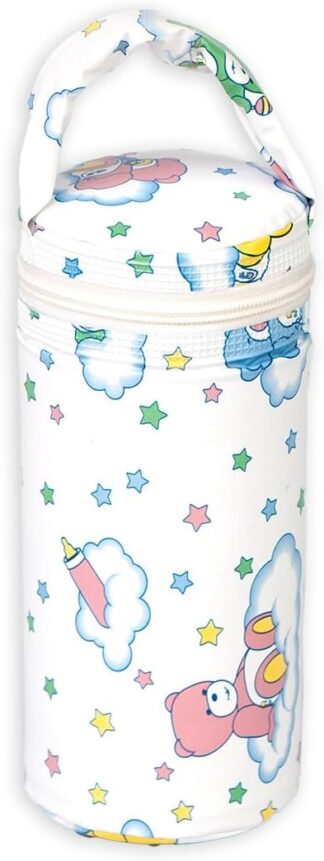 Porta Mamadeira Térmico Impermeável 1 Litro Azul com Alça