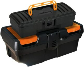 Kit 2 Maletas Caixas de Ferramentas Grande Organizador Reforçado