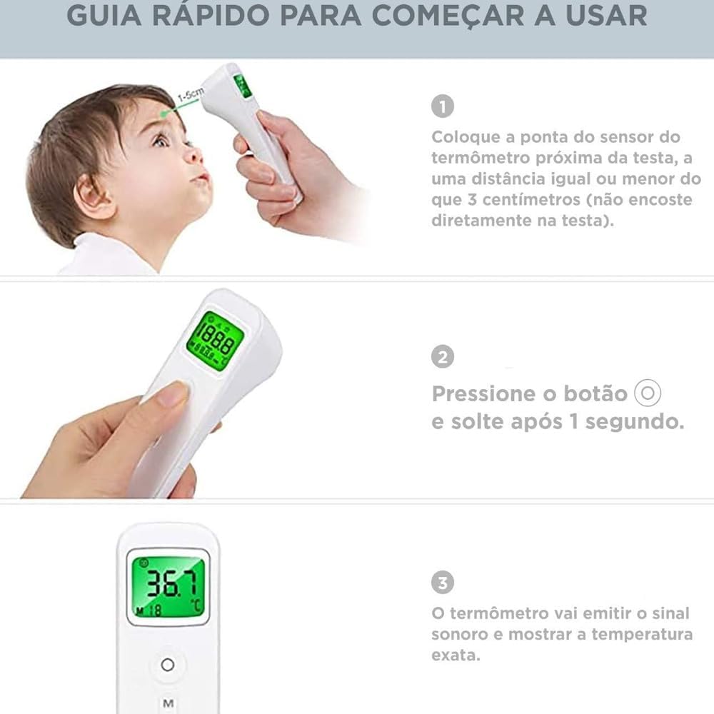 Termômetro Bioland Ouvido e Testa Infravermelho Medição Rápida 4 Termômetro Bioland Ouvido e Testa Infravermelho Medição Rápida - Imagem 4