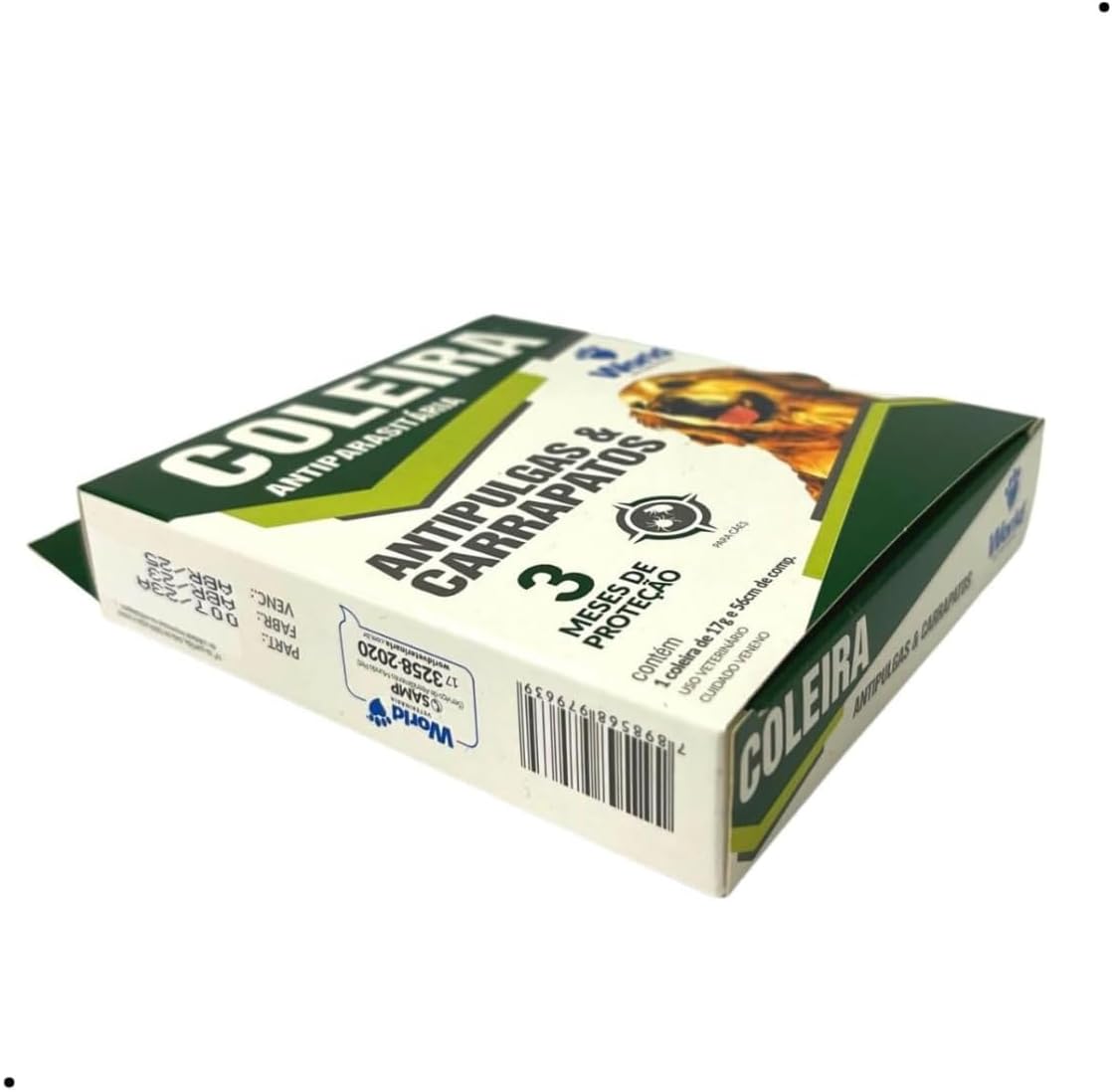 Kit 2 Coleiras Antipulgas e Carrapatos Dugs World Veterinária 6 Kit 2 Coleiras Antipulgas e Carrapatos Dugs World Veterinária - Imagem 6