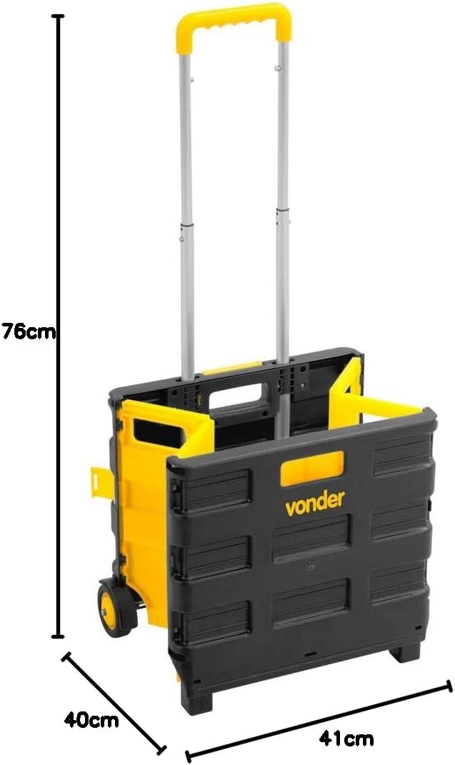 Caixa Plástica Vonder com Rodas para Ferramentas e Acessórios 9 Caixa Plástica Vonder com Rodas para Ferramentas e Acessórios - Imagem 9