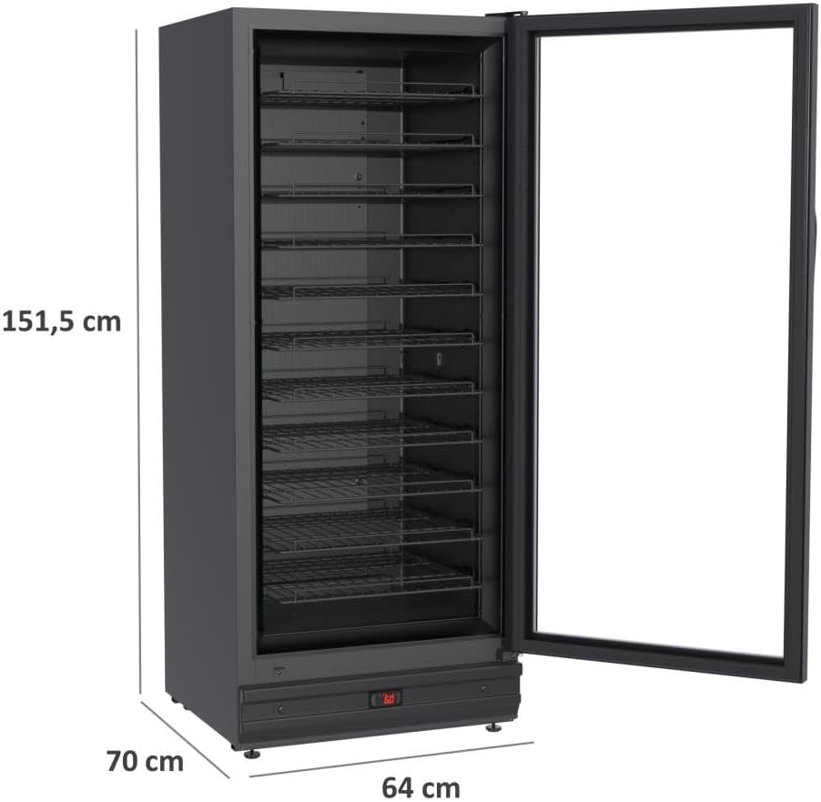 Adega de Vinhos Venax 285 Litros 83 Garrafas Preto Fosco 127V 3 Adega de Vinhos Venax 285 Litros 83 Garrafas Preto Fosco 127V - Imagem 3