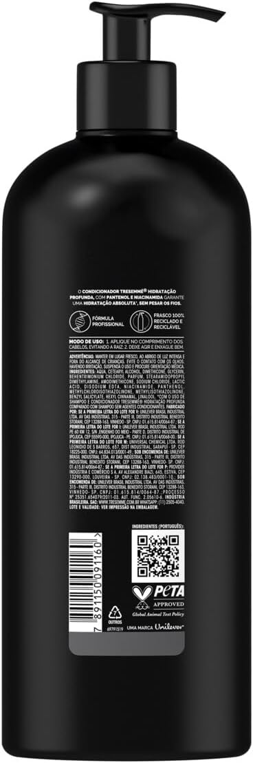 Condicionador TRESemmé Hidratação Profunda 650ml para Cabelos 3 Condicionador TRESemmé Hidratação Profunda 650ml para Cabelos - Imagem 3