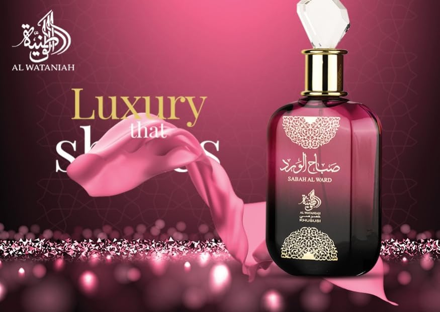 Perfume Feminino Al Wataniah Sabah Al Ward EDP 100ml 9 Perfume Feminino Al Wataniah Sabah Al Ward EDP 100ml - Imagem 9