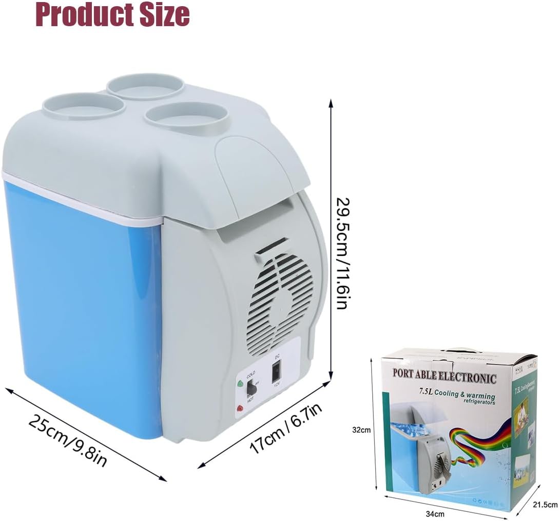 Mini Geladeira CNAOHGHN 7,5L Portátil para Carro 12V 24V Bivolt 6 Mini Geladeira CNAOHGHN 7,5L Portátil para Carro 12V 24V Bivolt - Imagem 6