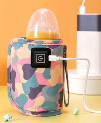 Aquecedor de Mamadeira Cheyin Portátil USB 3 Níveis Rosa