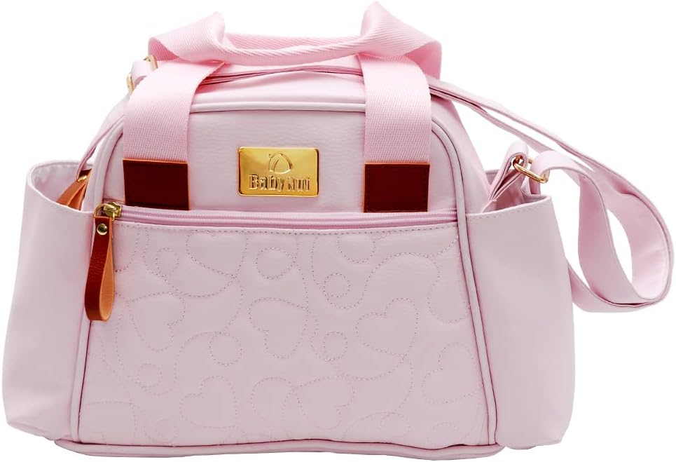 Frasqueira Térmica Baby Nut Coração Rosa para Mamadeiras 1 Frasqueira Térmica Baby Nut Coração Rosa para Mamadeiras