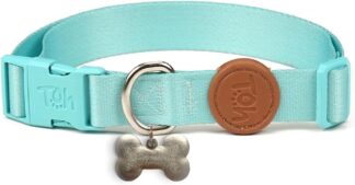 Coleira Toh Maresia M com Tag de Identificação para Cães