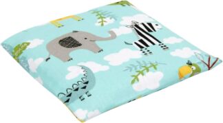 Bolsa de Semente Samani Safari Azul para Cólicas de Bebê