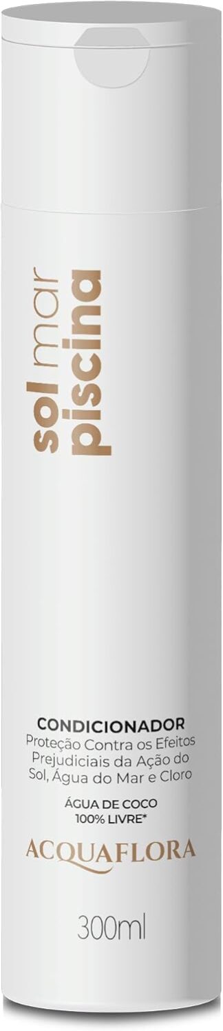 Condicionador Acquaflora Sol Mar Piscina 300ml Proteção UV