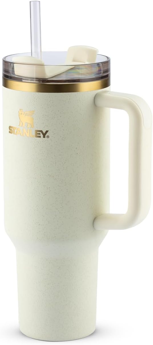 Copo Stanley Quencher 2.0 1,18L Aço Inox Térmico Cream Moon 2 Copo Stanley Quencher 2.0 1,18L Aço Inox Térmico Cream Moon - Imagem 2