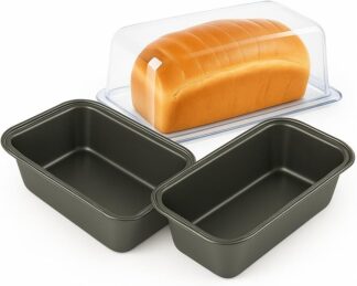 Kit 2 Formas Retangulares Genérico 0051 Antiaderente para Pão