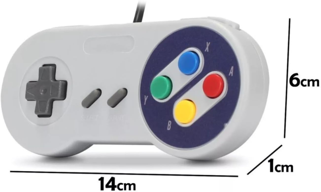Controle Joystick USB Super Nintendo Retrô para PC e Notebook 4 Controle Joystick USB Super Nintendo Retrô para PC e Notebook - Imagem 4