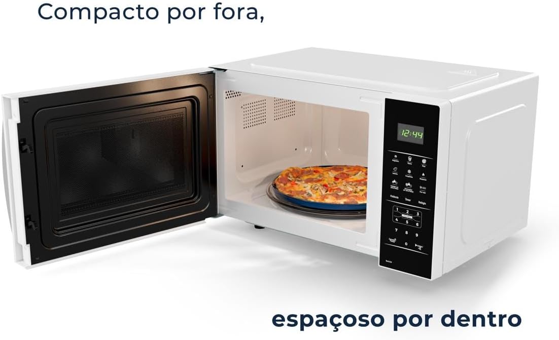 Micro-ondas Britânia BMO38 33L 1400W Limpa Fácil Branco Preto 5 Micro-ondas Britânia BMO38 33L 1400W Limpa Fácil Branco Preto - Imagem 5