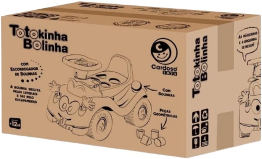 Totokinha Bolinha Cardoso Toys Menino Andador Infantil Azul 9 Totokinha Bolinha Cardoso Toys Menino Andador Infantil Azul - Imagem 9