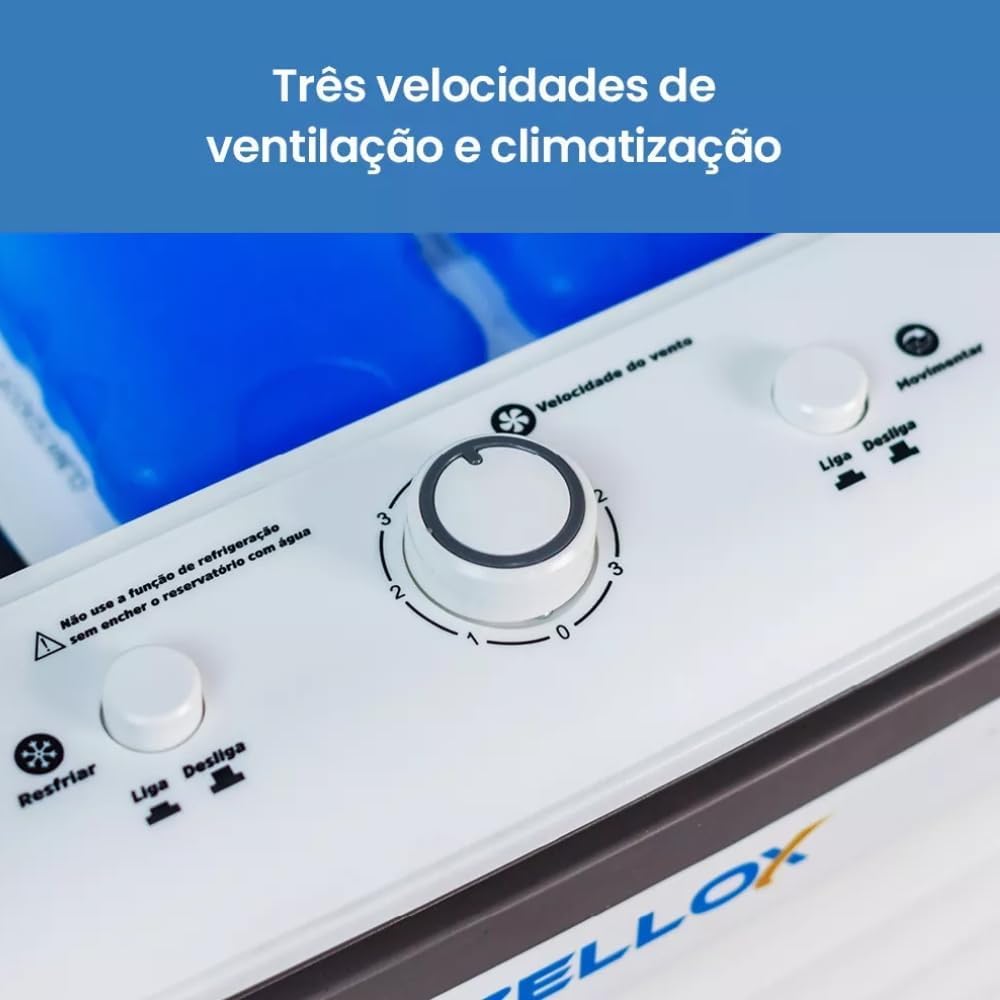 Climatizador de Ar Zellox ZLX-20 Evaporativo 20 Litros 220V 3 Climatizador de Ar Zellox ZLX-20 Evaporativo 20 Litros 220V - Imagem 3