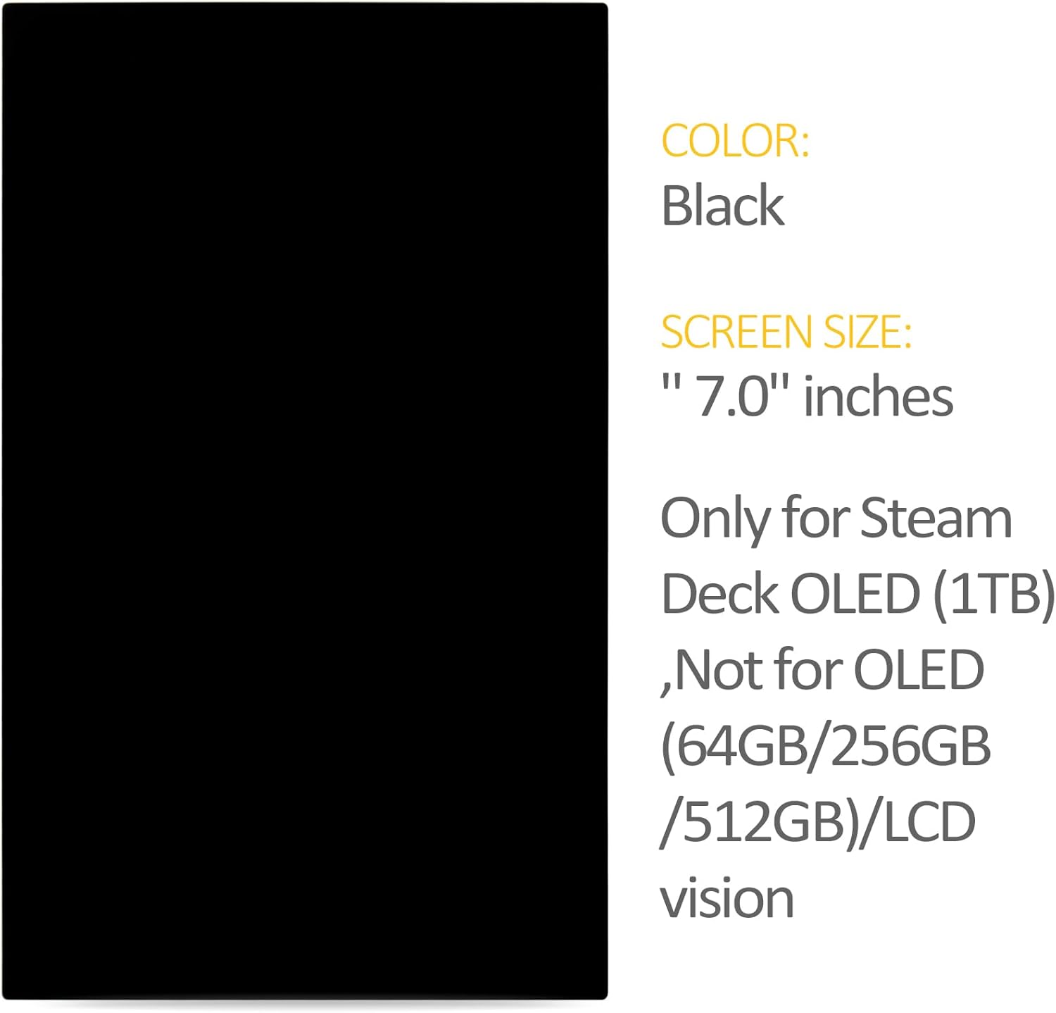 Tela OLED Olivechard Steam Deck 1TB Fosca Antirreflexo 2 Tela OLED Olivechard Steam Deck 1TB Fosca Antirreflexo - Imagem 2