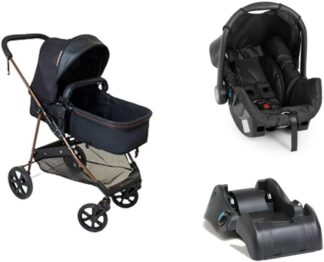 Carrinho Bebê Galzerano Napoli Travel System Trio Berço Moisés