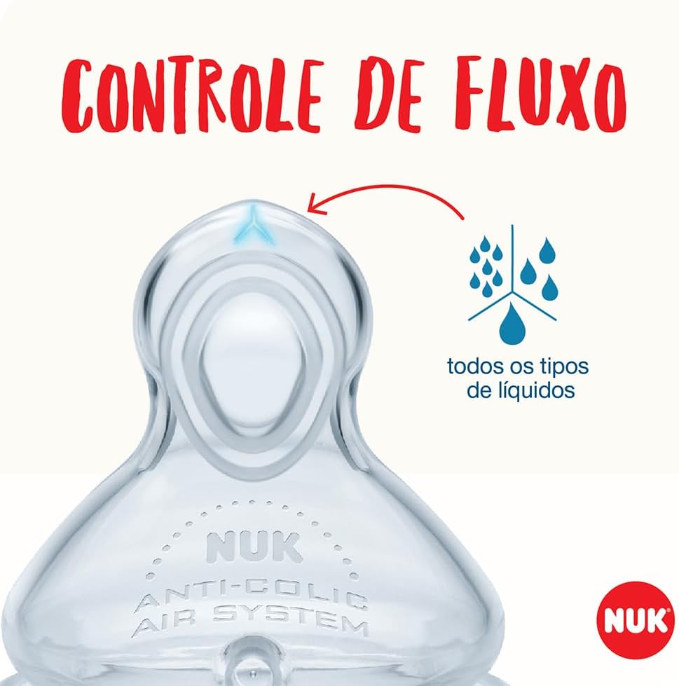 Mamadeira NUK First Choice 360ml Rosa com Controle Temperatura 2 Mamadeira NUK First Choice 360ml Rosa com Controle Temperatura - Imagem 2