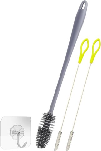 Kit Escovas istoSim. Limpeza Completa para Mamadeiras e Canudos