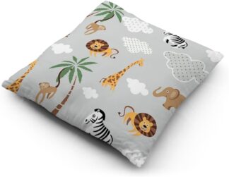 Bolsa Térmica Samani Bebê Safari Cinza para Cólicas e Gases