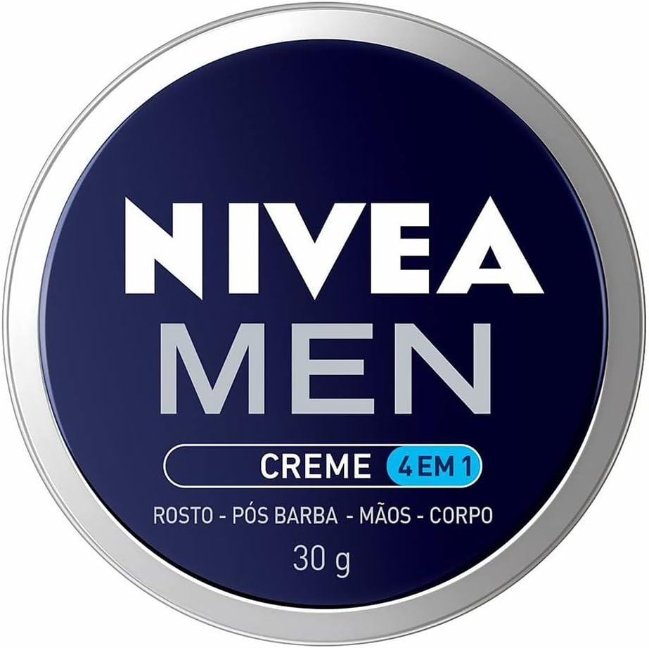 Creme Hidratante Nivea Men 4 em 1 30g para Rosto e Corpo 1 Creme Hidratante Nivea Men 4 em 1 30g para Rosto e Corpo