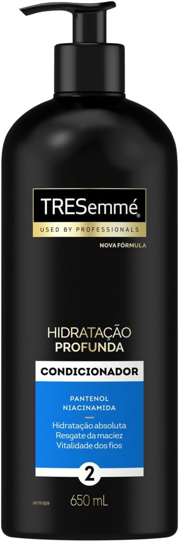 Condicionador TRESemmé Hidratação Profunda 650ml para Cabelos 1 Condicionador TRESemmé Hidratação Profunda 650ml para Cabelos