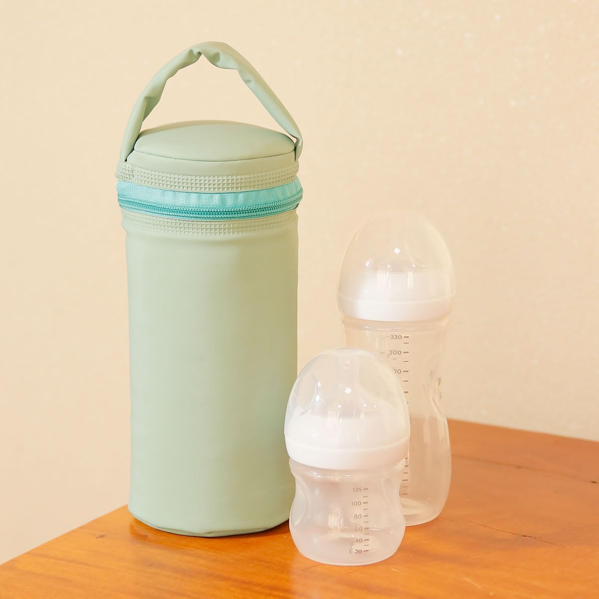 Porta Mamadeira Térmico Impermeável 1 Litro para Bebê Azul 2 Porta Mamadeira Térmico Impermeável 1 Litro para Bebê Azul - Imagem 2