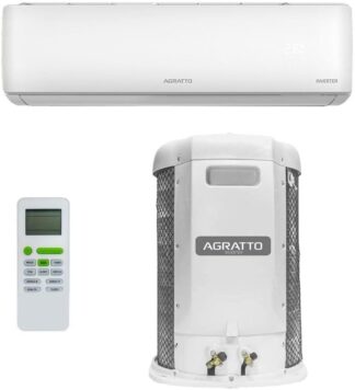Ar Condicionado Split Agratto Liv Top 12.000 BTU Inverter Quente e Frio