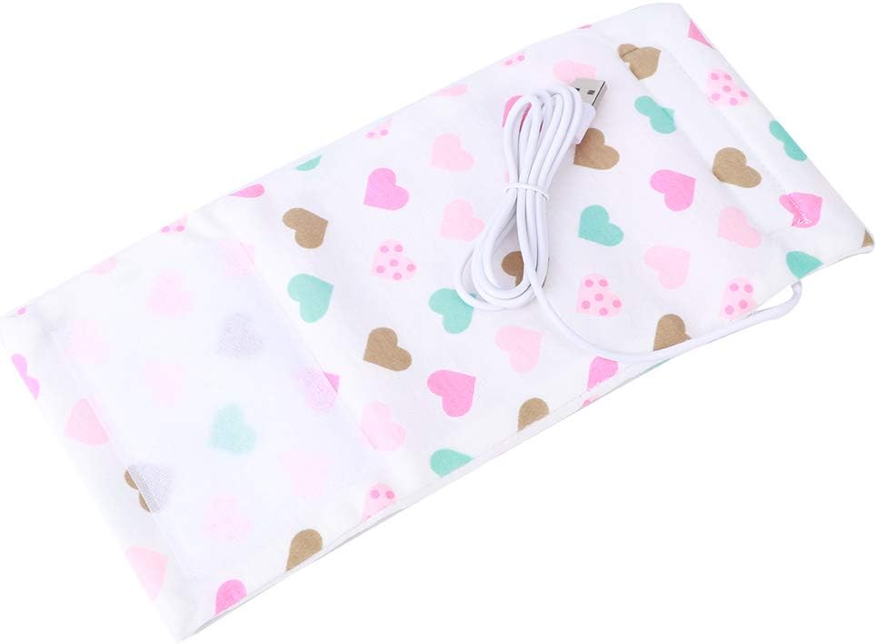 Aquecedor de Mamadeira Aqxreight Portátil USB Coração Infantil 1 Aquecedor de Mamadeira Aqxreight Portátil USB Coração Infantil