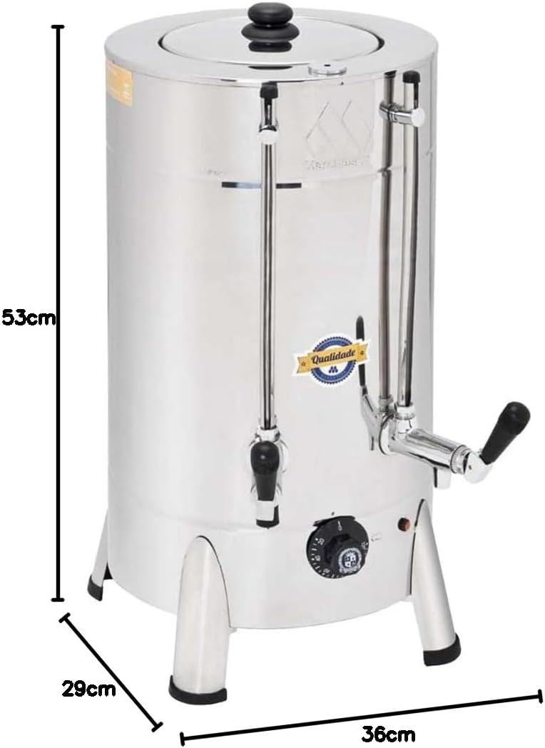 Cafeteira Marchesoni CF.2.401 Inox Profissional 2 Torneiras 7 Cafeteira Marchesoni CF.2.401 Inox Profissional 2 Torneiras - Imagem 7