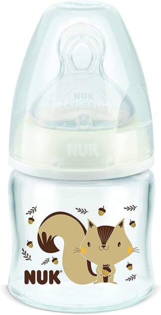 Mamadeira NUK First Choice Newborn Anticólica 90ml Branco