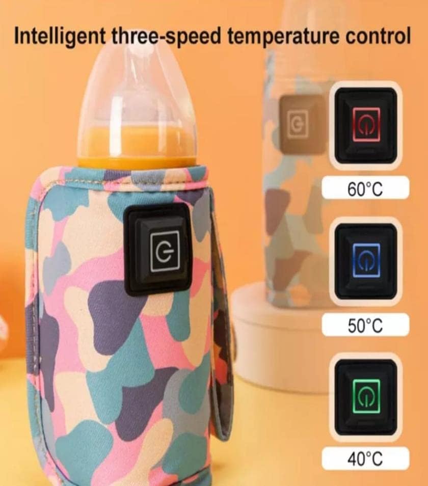 Aquecedor de Mamadeira Cheyin Portátil USB 3 Níveis Rosa 2 Aquecedor de Mamadeira Cheyin Portátil USB 3 Níveis Rosa - Imagem 2