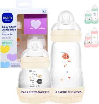 Mamadeira MAM MA21023 Baby Kit Easy Start Anticólica 0+ Meses