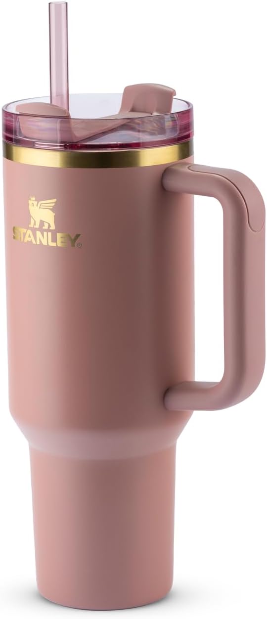 Copo Térmico Stanley Quencher H2.0 1,18L Antique Pink 2 Copo Térmico Stanley Quencher H2.0 1,18L Antique Pink - Imagem 2