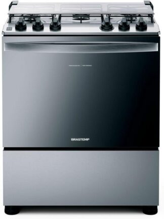 Fogão Brastemp 5 Bocas Inox com Acendimento Automático Bivolt